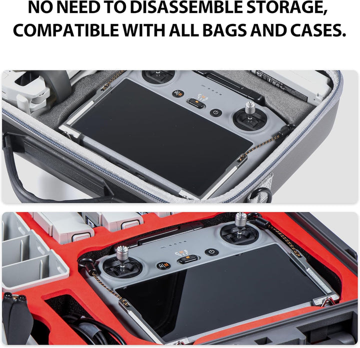 STARTRC 2-IN-1 Avata 360 Fly More Combo Gurt Metallbefestigungen für DJI LITO X1/RC/RC 2 Mini 5/4/3