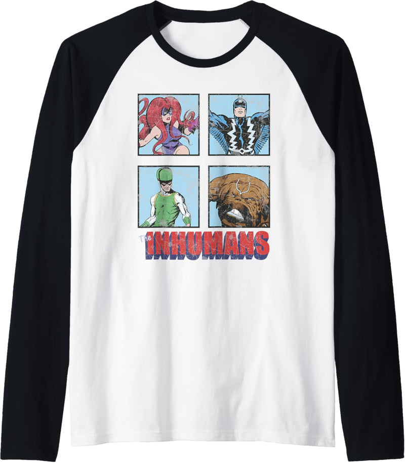 Marvel The Inhumans Medusa BlackBolt Lockjaw Raglan