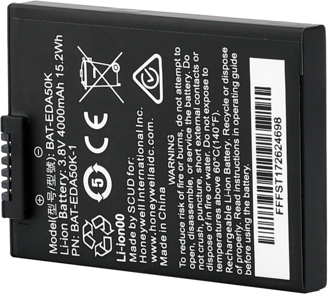 CHUNCAIL Batterie Kompatibel für Honeywell Scanpal EDA40, EDA50, EDA50K, EDA50hc Barcode Scanner POS