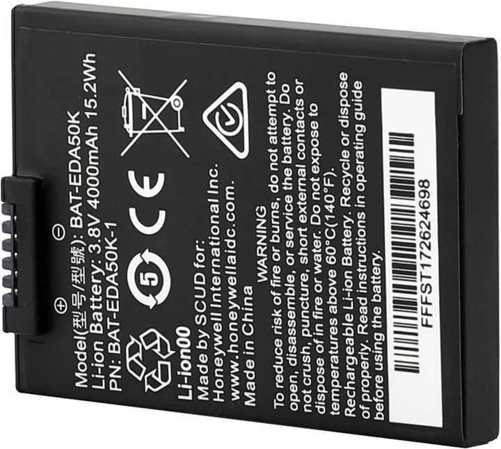 CHUNCAIL Batterie Kompatibel für Honeywell Scanpal EDA40, EDA50, EDA50K, EDA50hc Barcode Scanner POS