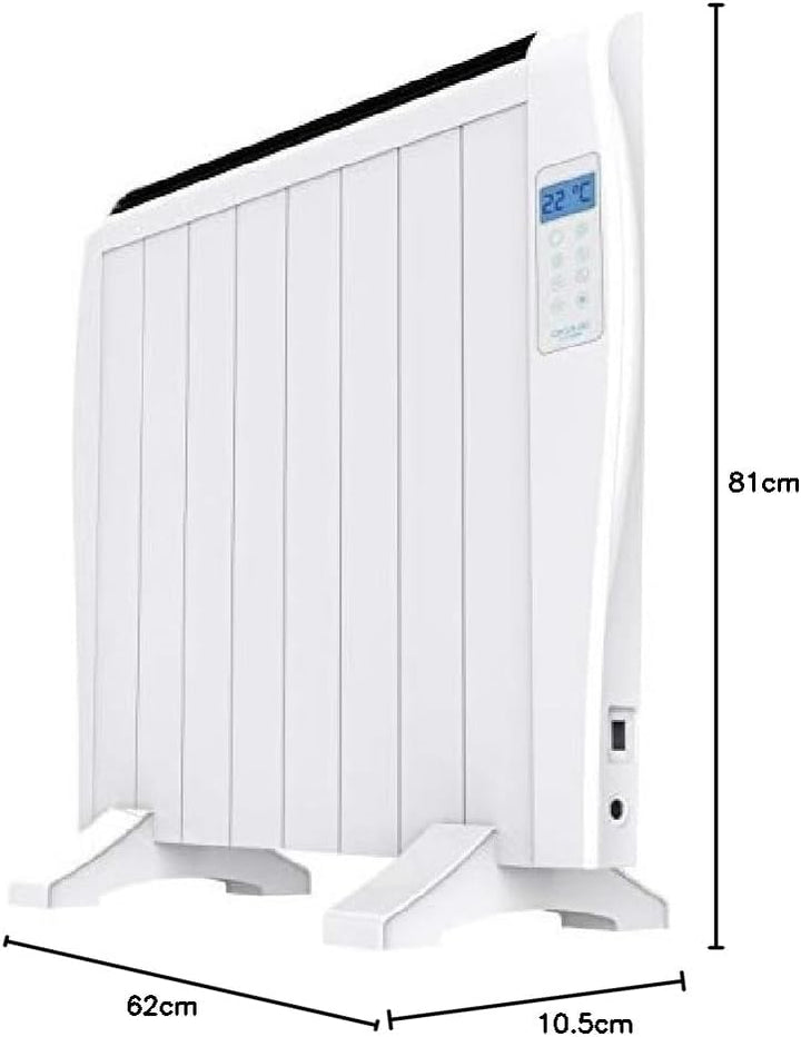 Cecotec Flachheizkörper mit Fernbedienung ReadyWarm 1800 Thermal. 1200 W, 8 Elemente aus Aluminium,