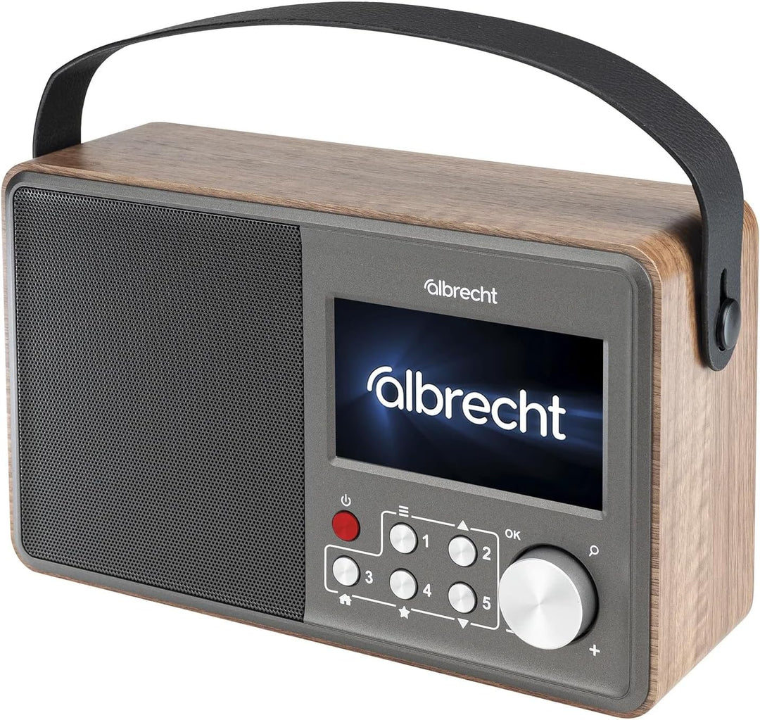 Albrecht DR 862 DAB+ Digitalradio mit UKW | intuitive Handhabung | grosse Schriften | aktivierbarer