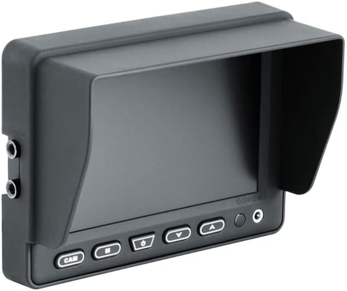 VSG24 5" AHD 1080P Allround-Rückfahrmonitor / 12-24 Volt/Kamerastromversorgung/Bildspiegelung / 2 Vi