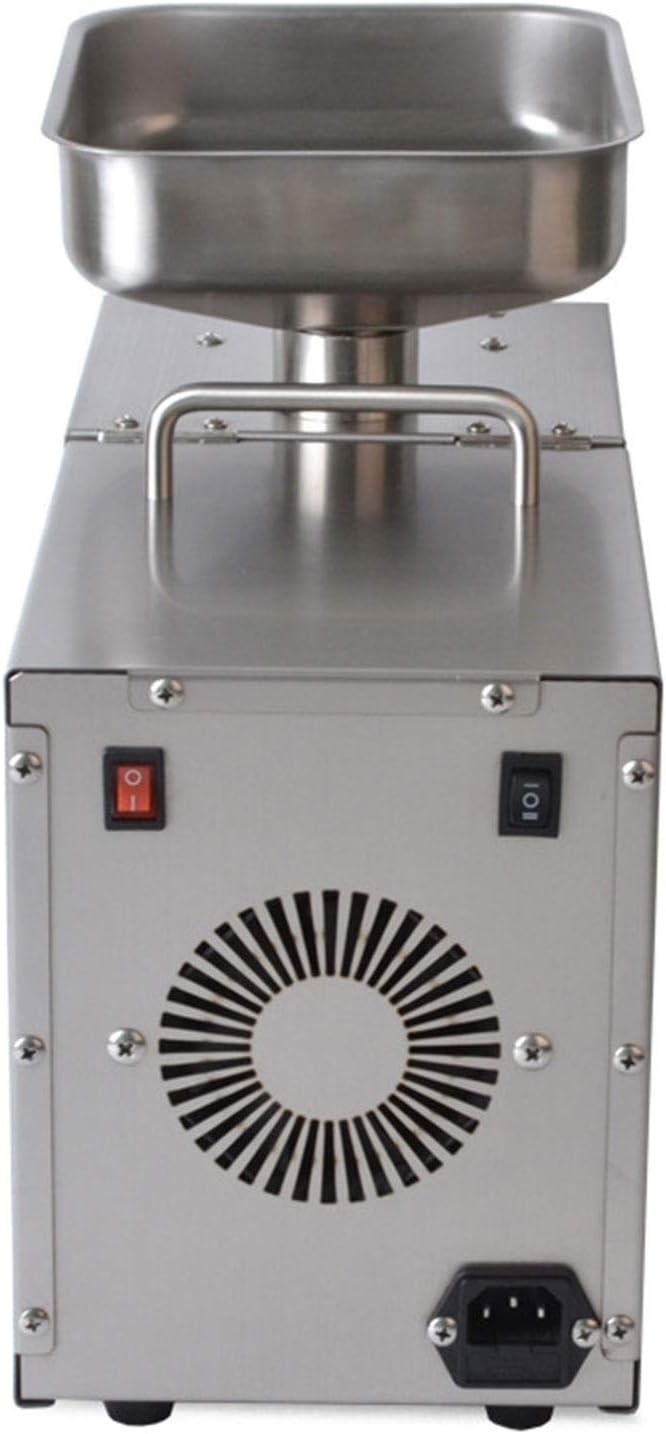 600W Edelstahl Automatische Heiss- und Kaltölpresse, Automatische Ölpresse 200℃ Erdnuss-Ölpresse mit