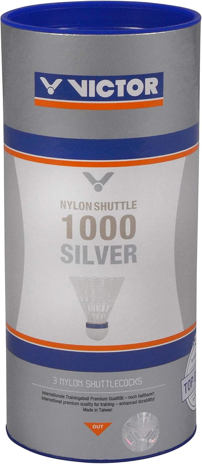VICTOR Premium Badminton Set 2 x V-3100 inkl. Racketbag + 3 Nylonbällen