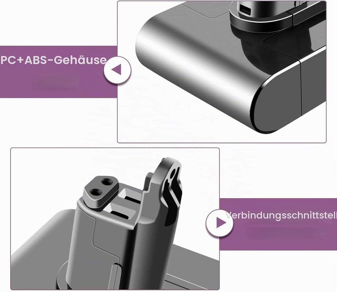 ADVTRONICS 22.2V 4000mAh Ersatzakku für Dyson DC34 DC31 DC35 DC44 DC45 Handstaubsauge für Dyson Typ
