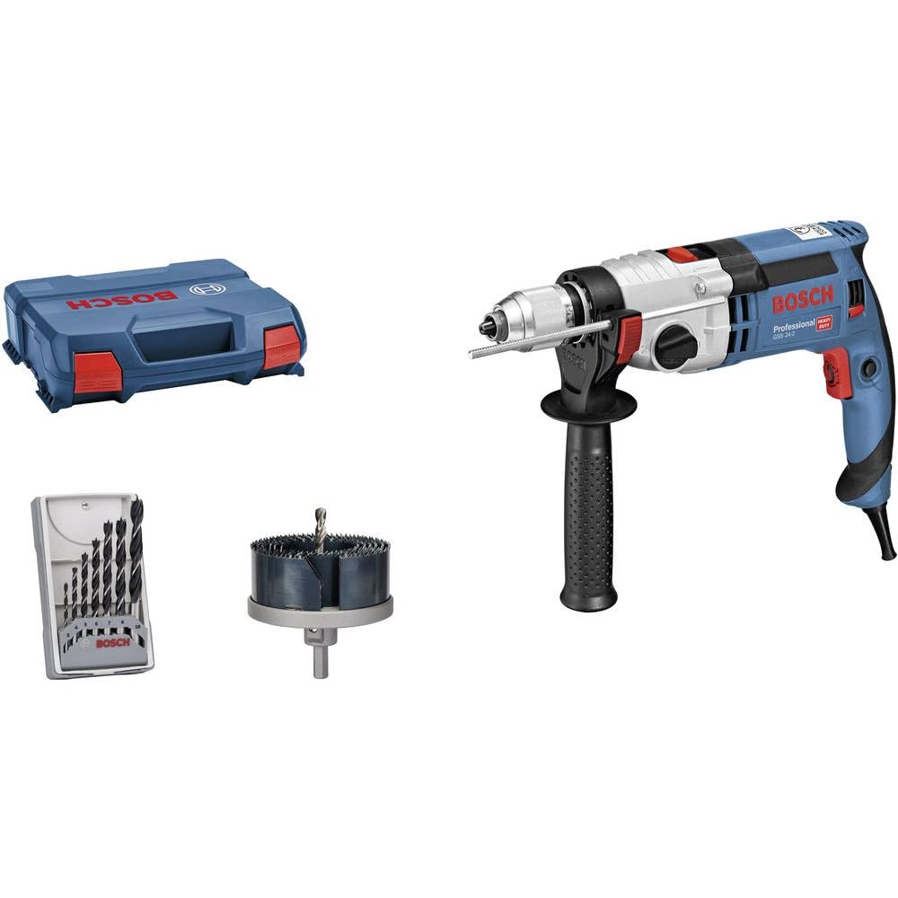 Bosch Professional Schlagbohrmaschine GSB 24-2 (Leistung 1.100 Watt, max. Drehmoment: 40/14,5 Nm, in