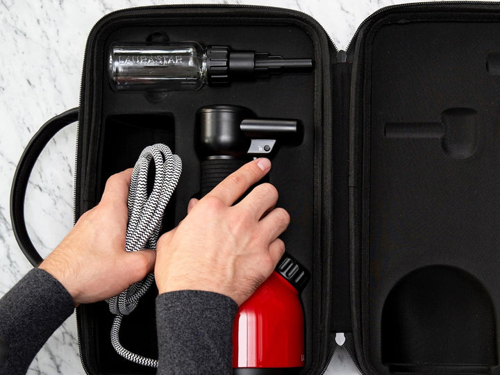 Laurastar IGGI Luxury Edition Tragbarer Dampfglätter – Kompakter Handsteamer zum Glätten & Auffrisch