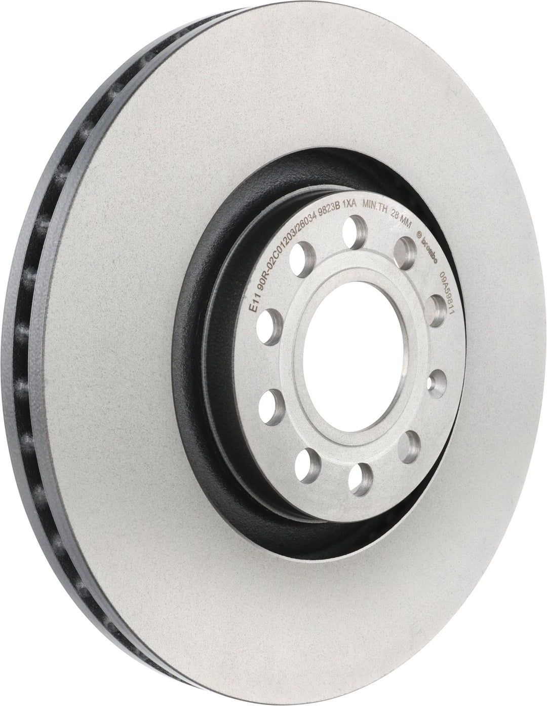 Brembo 09.A598.11 Vordere Bremsscheibe mit UV Lackierung, Anzahl 2