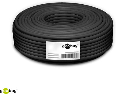 goobay 52768 Cat 7 Outdoor Netzwerkkabel, Verlegekabel, S/FTP (PiMF), OFC, 600 MHz, 2-fach geschirmt