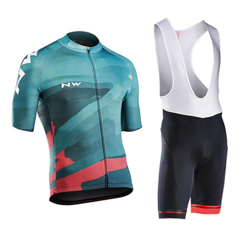 Moxilyn Fahrradtrikot Kurzarm Set für Herren Radtrikot T Shirt Radsport Radtrikot Set Fahrrad Trikot