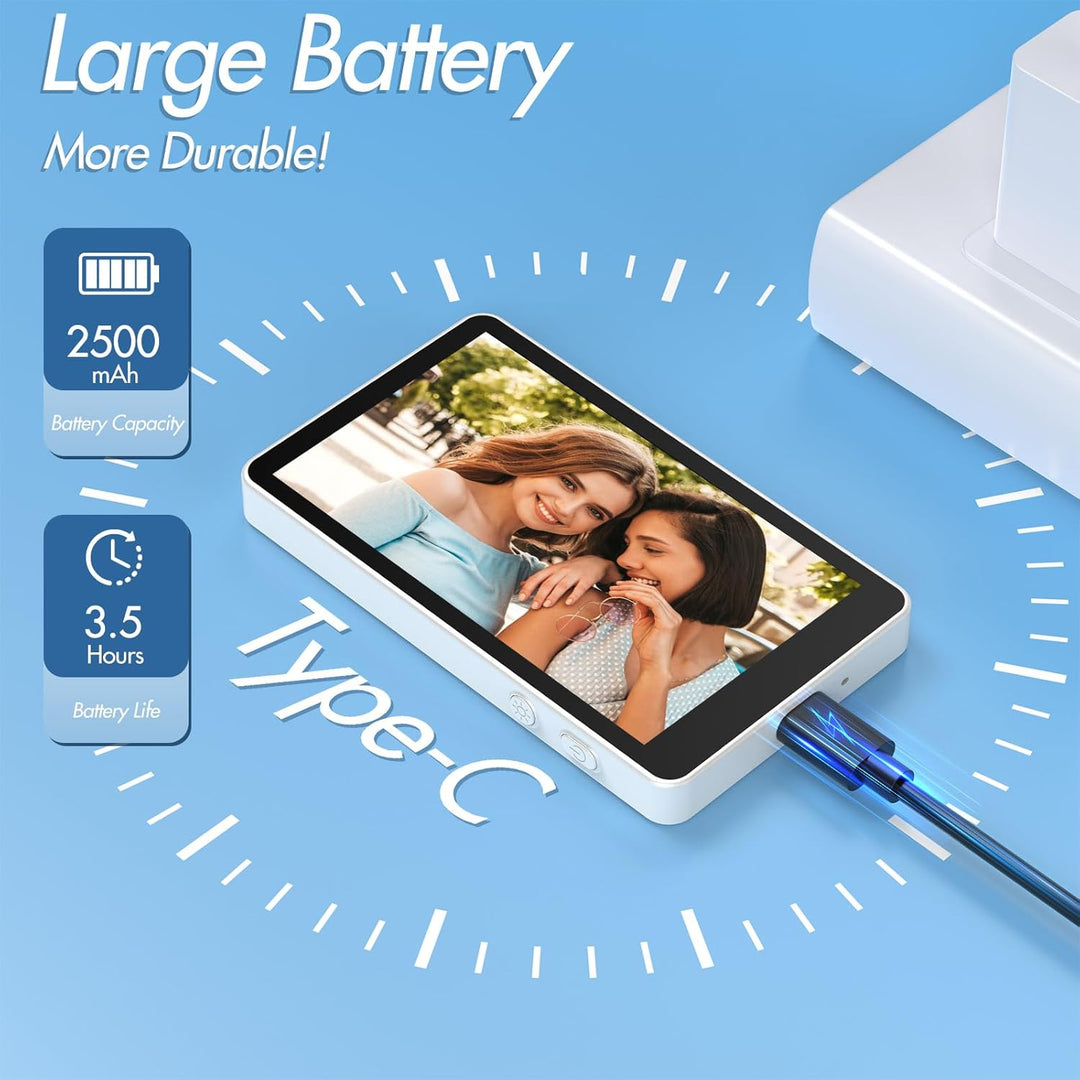 Vlog Screen Handy:4K Magnetischer Selfie Monitor für Rückkamera,Spiegelung für iPhone&Androids(NICHT