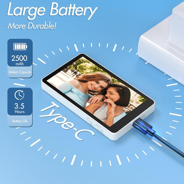 Vlog Screen Handy:4K Magnetischer Selfie Monitor für Rückkamera,Spiegelung für iPhone&Androids(NICHT