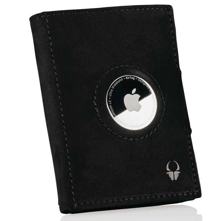 DONBOLSO Wallet Air | Slim Wallet mit Apple AirTag Fach | Hochwertiges Kreditkartenetui aus Echtlede