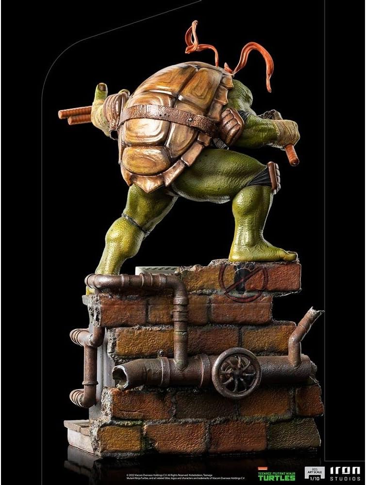 Iron Studio TMNT Michelangelo Statuette ArtScale BDS 1/10, 26 cm Standard, Standard