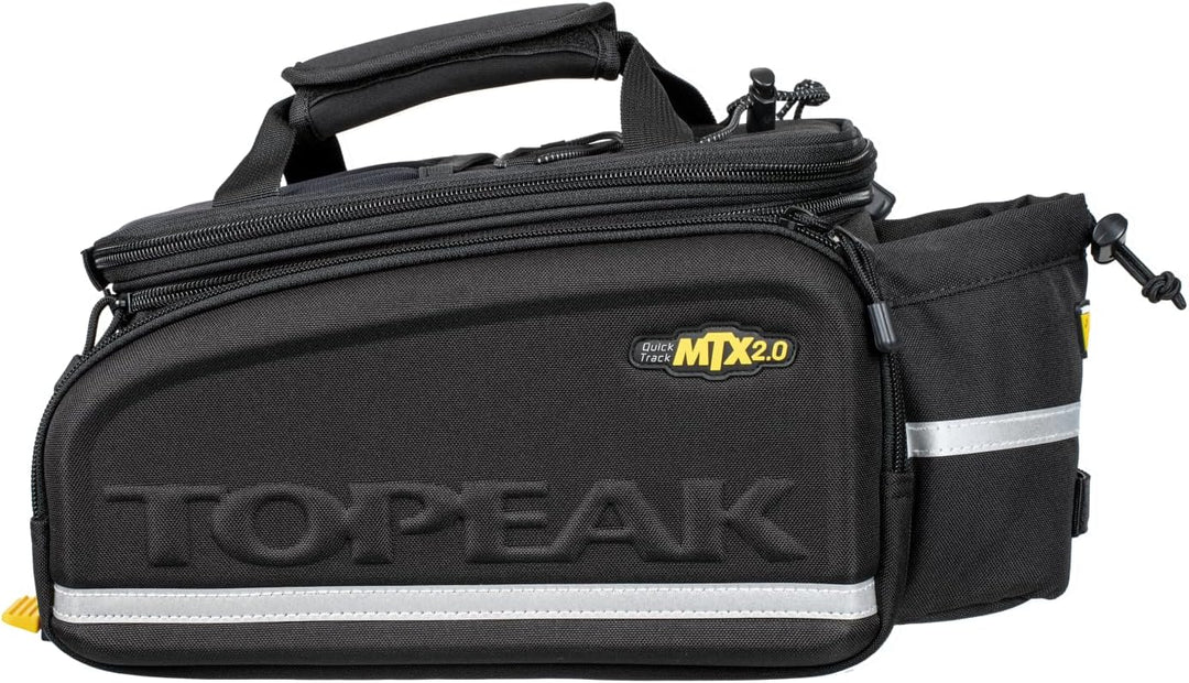 Topeak MTX TrunkBag DX (MTX 2.0) mit TrunkLock – 12,3 L Gepäckträgertasche mit QuickTrack-System, er