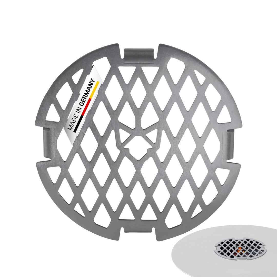 FENNEK Grillrost für Wok Aufsatz und Feuerplatte mit Loch Ø 20 cm | aus massivem 4,0 mm Edelstahl |