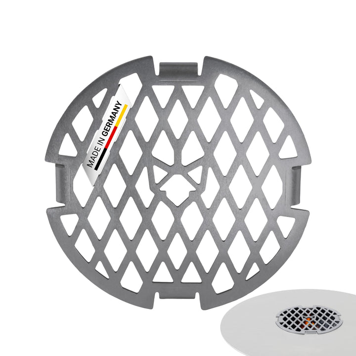 FENNEK Grillrost für Wok Aufsatz und Feuerplatte mit Loch Ø 20 cm | aus massivem 4,0 mm Edelstahl |