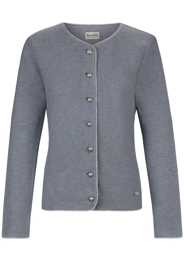 Stockerpoint Damen Trachtenstrickjacke, Enzian