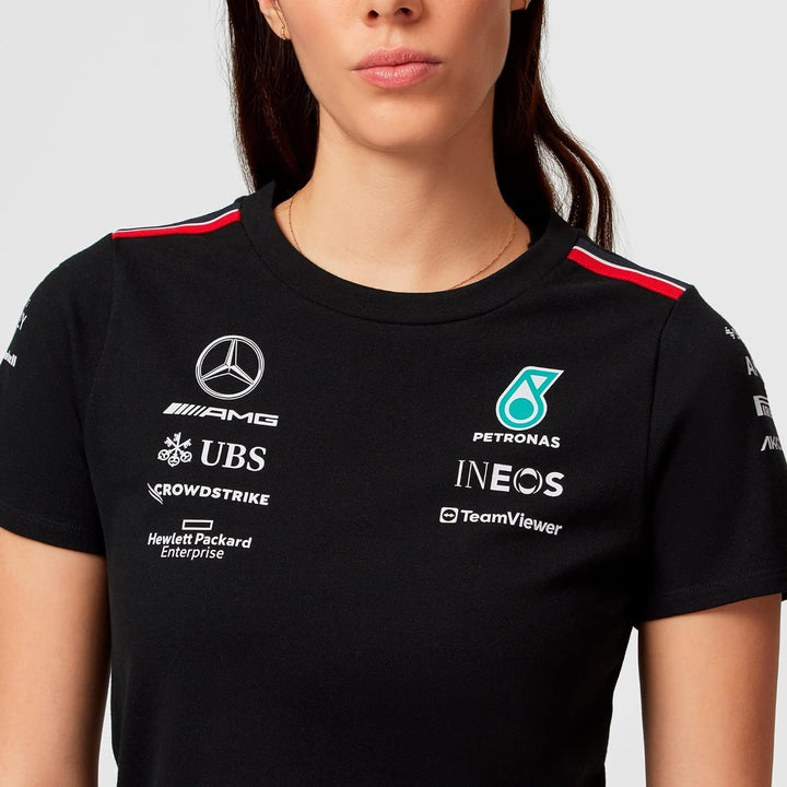 MERCEDES AMG PETRONAS Formula One Team - Teamkleid 2023 für Damen M Schwarz, M Schwarz
