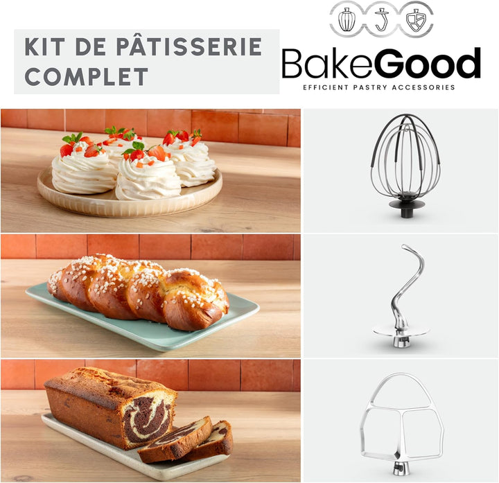 Moulinex Bake Partner Kitchen Machine QA521B25 Leistungsstarke Planetenknetmaschine 1100W Langlebige