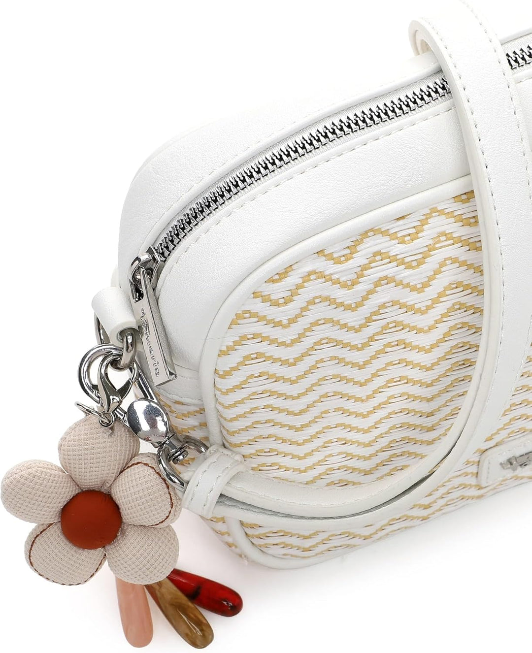 Tamaris Umhängetasche TAS Konstantina 34260 Damen Handtaschen Zweifarbig Weiss Einheitsgrösse, Weiss