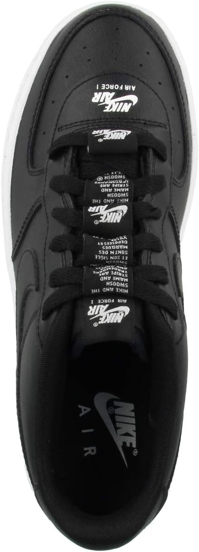 Nike Jungen Air Force 1 Lv8 3 (Gs) Basketball Shoe 38.5 EU Black Black White, 38.5 EU Black Black Wh