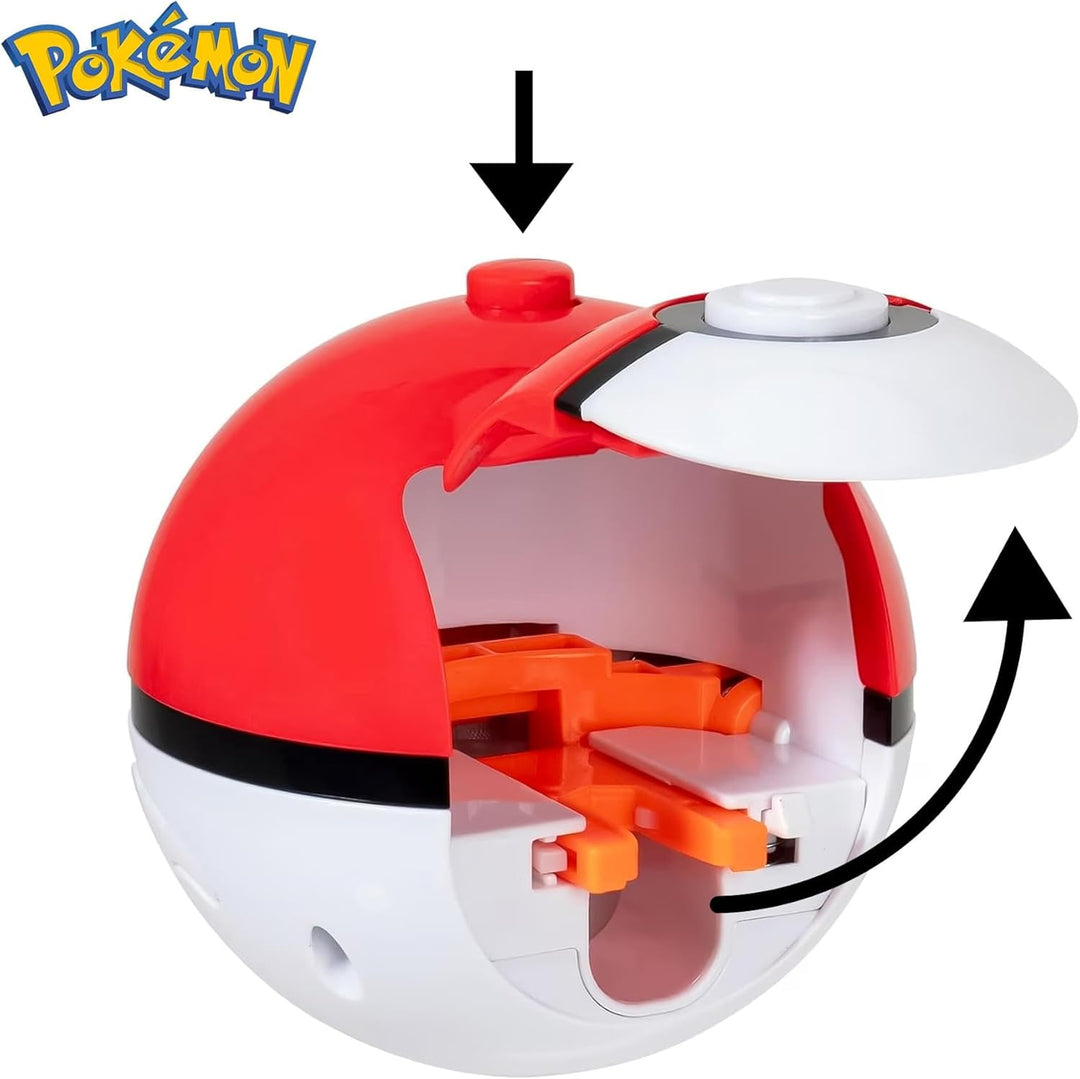 Pokémon PKW4401 - Battle Spinner - Glumanda, offizielles Spielset, Glumanda