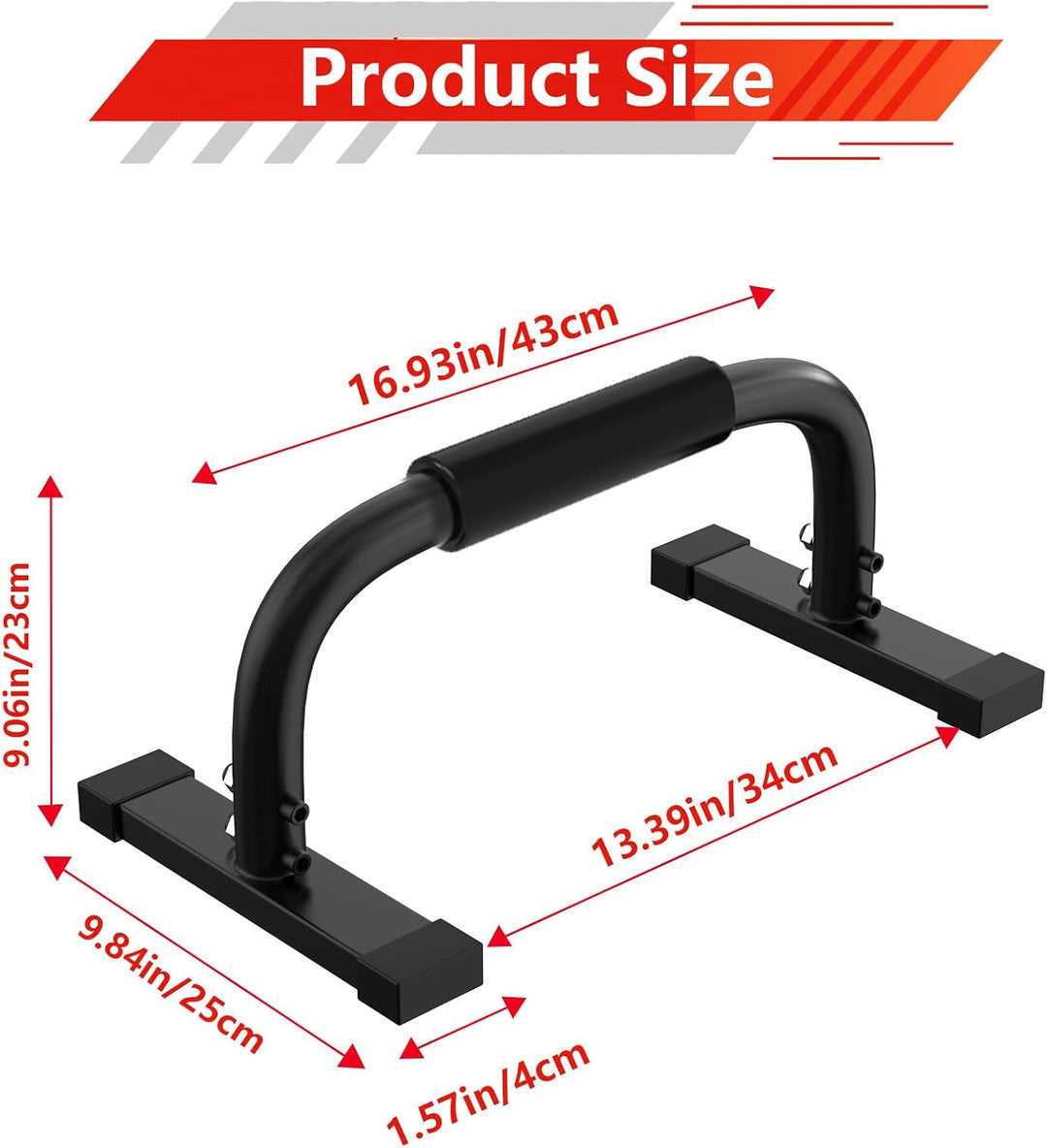 Parallettes Bars, Parallettes Liegestützgriffe Calisthenics, 300Kg/661lbs Push Up Stand Bars Equipme