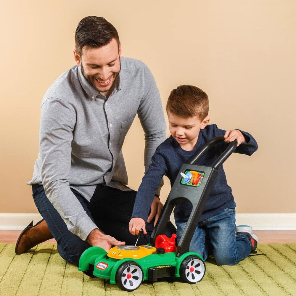 Little Tikes Gas n' Go Mower - Realistischer Rasenmäher für das Spielen im Freien - Kinderspielzeug