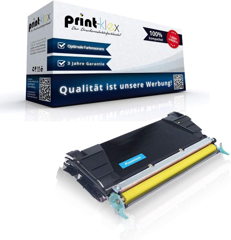 Print-Klex Tonerkartusche kompatibel für Lexmark C520 C520N C522 C522N C524 C524DN C524DTN C524N C53