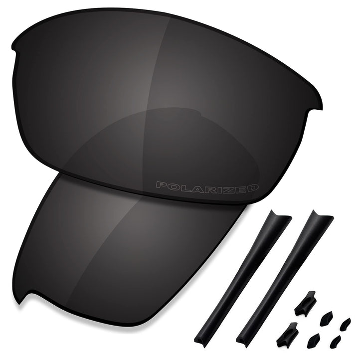 Saucer Premium-Ersatzgläser und Gummi-Kits für Oakley Flak Jacket Sonnenbrillen High Defense - Carbo