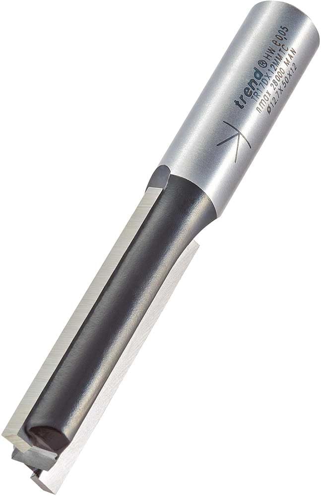 Trend Zweischneidiger Fräser 12,7 mm Durchmesser x 50 mm Schnitt, TR17DX12MMTC