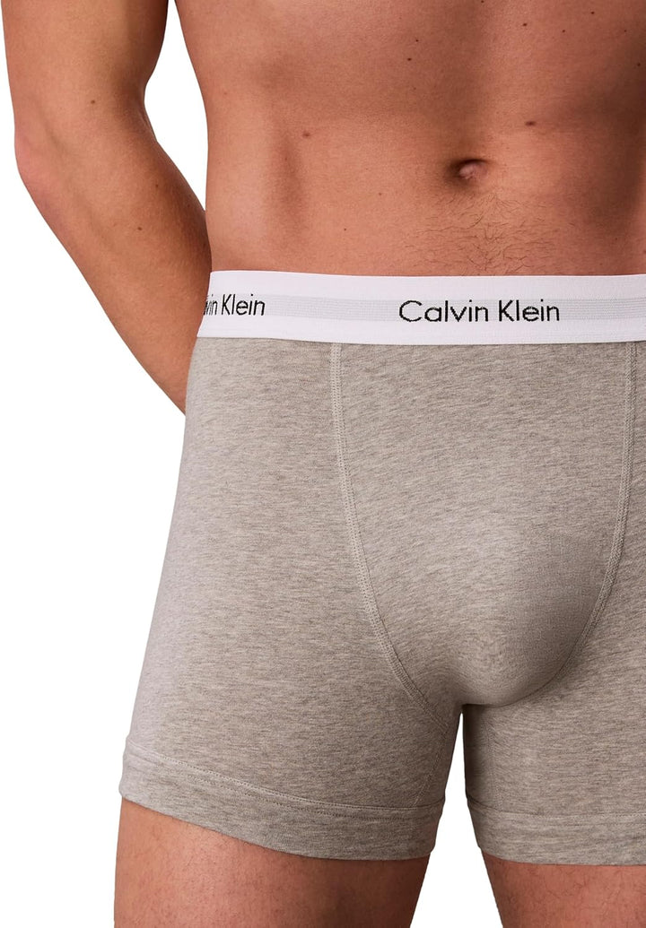 Calvin Klein Herren Trunk M Mehrfarbig (Black/White/Grey Heather), M Mehrfarbig (Black/White/Grey He