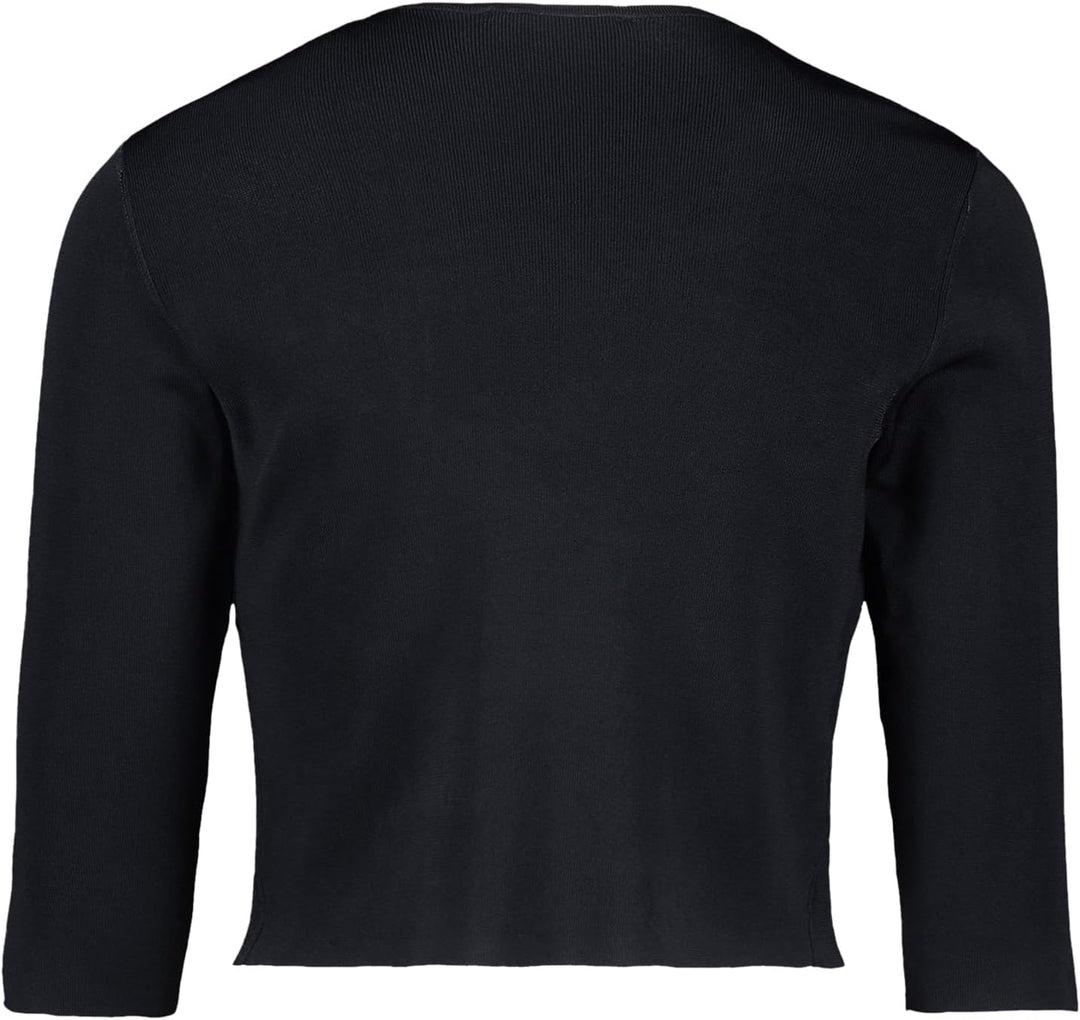 Vera Mont Damen Strickbolero Langarm S Schwarz, S Schwarz
