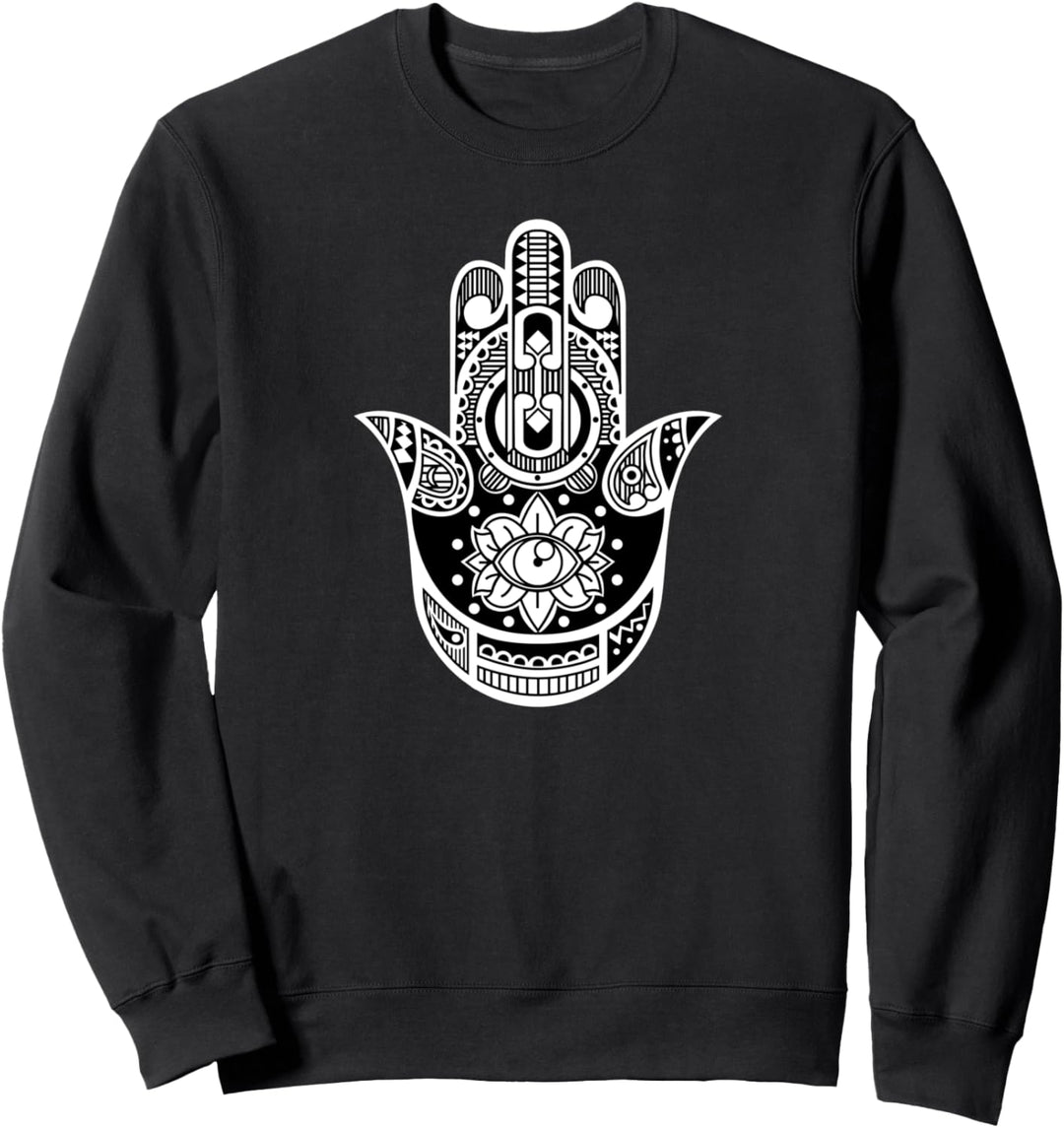 Hand der Fatima Hamsa Hand Sweatshirt