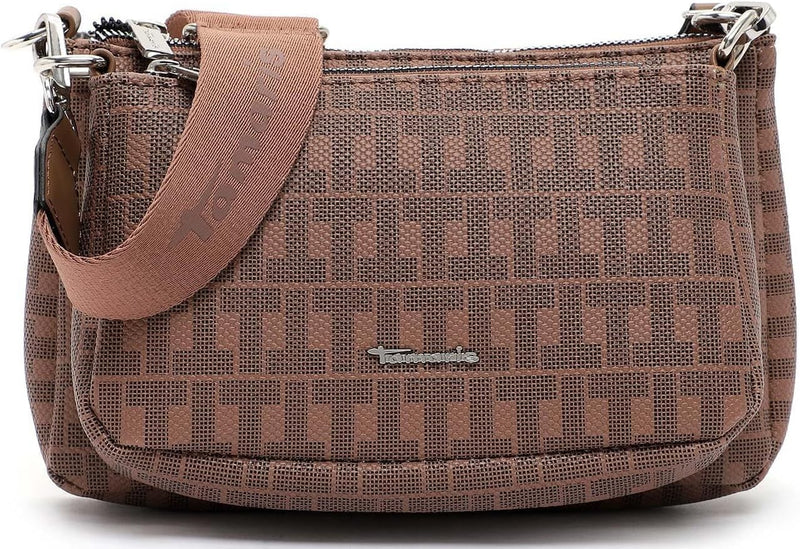 Tamaris Umhängetasche Jody 31980 Damen Handtaschen Ornament Einheitsgrösse Cappuccino 211, Einheitsg