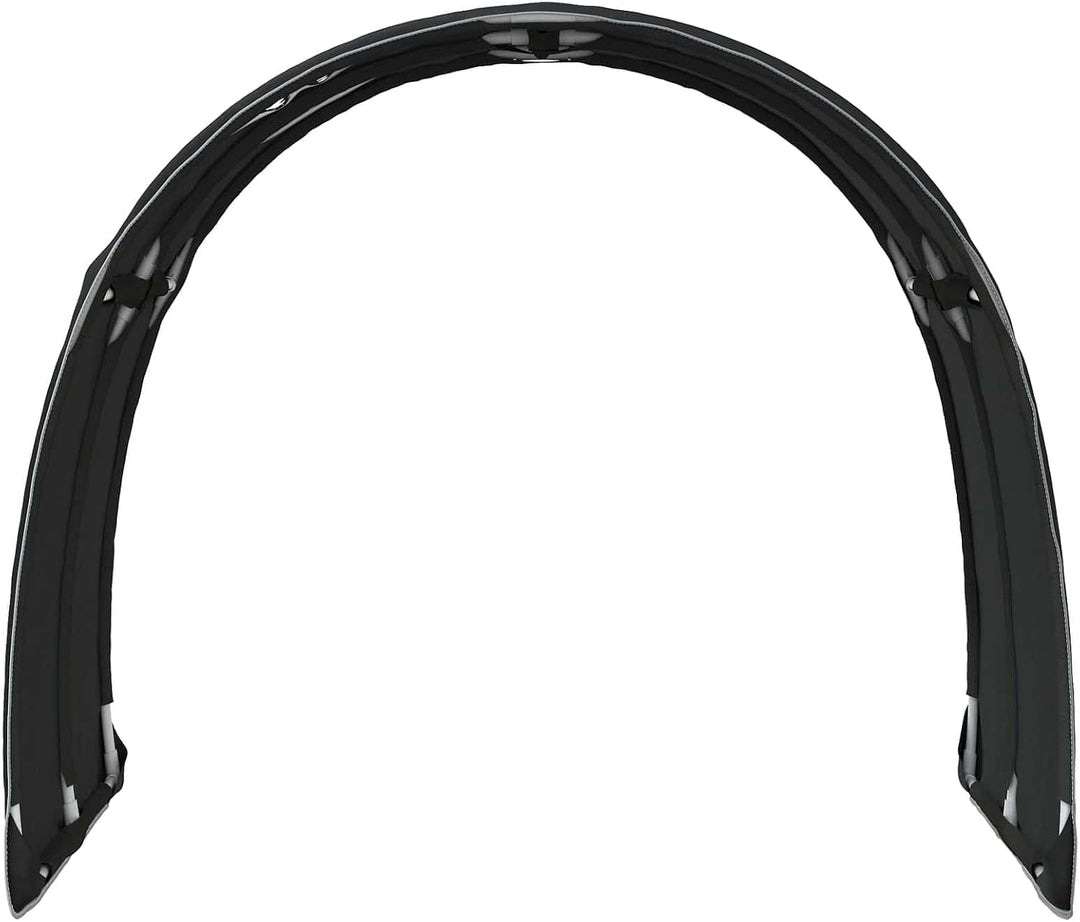 Bettunnel 2 Stück Schwarz 211 x 67,5 x 2 cm Polyester für Kingsize-Betten, Innenbereich, modernes De