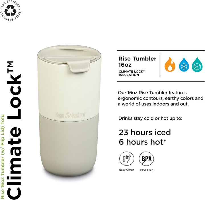 Klean Kanteen Tumbler Tofu 16oz, Tofu 16oz