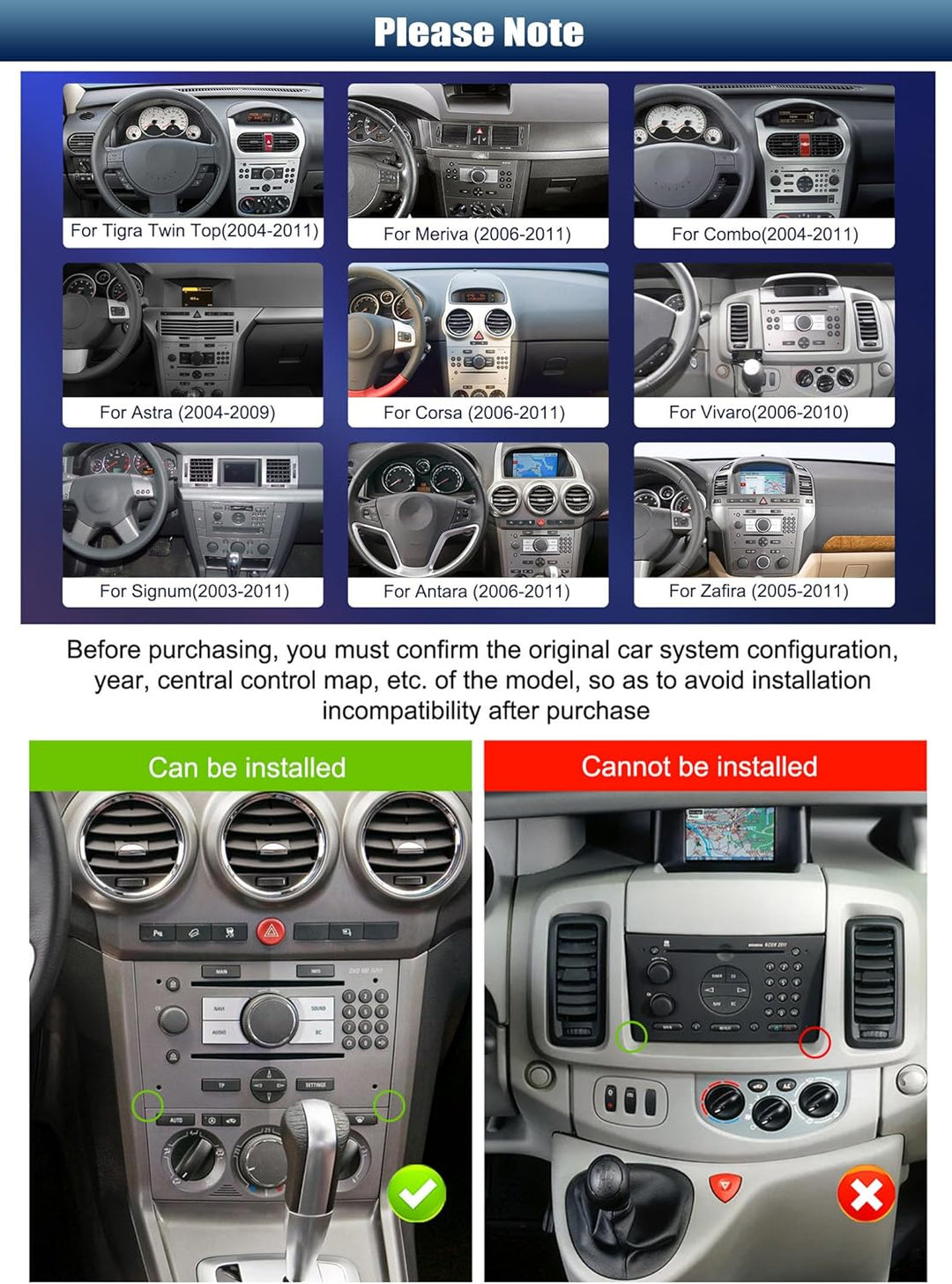 CAMECHO 7 Zoll 2+64G Navi Autoradio für Opel Astra Antara Vectra Corsa Zafira Meriva Combo mit 2USB,