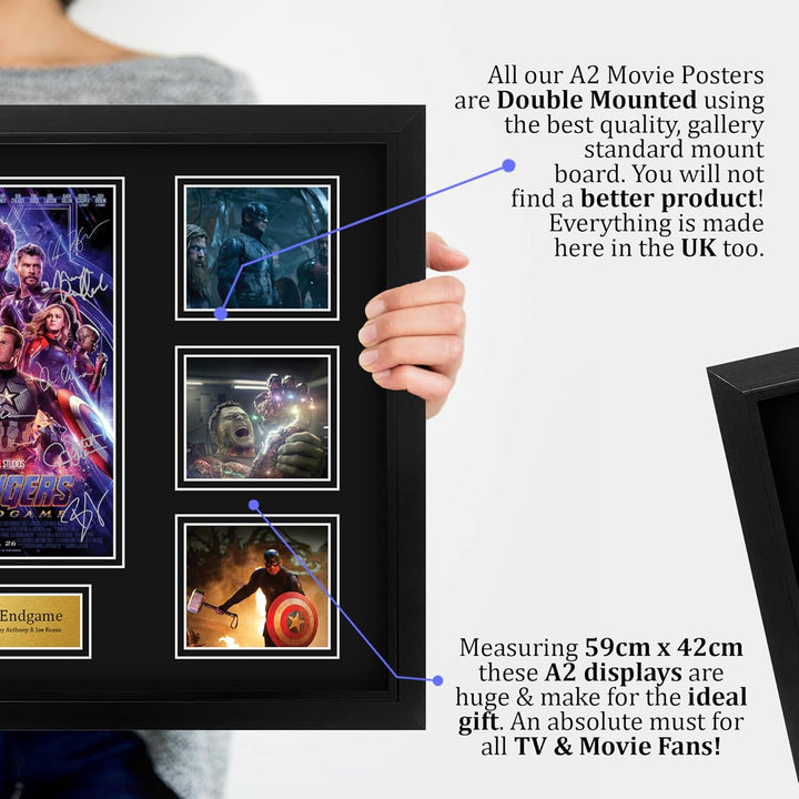 HWC Trading Avengers Endgame Robert Downey Jr Geschenke Geducktes Signiertes Autogramm Präsentations