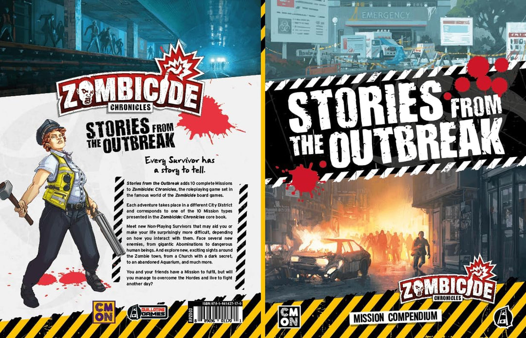 CMON Zombicide Chronicles Das Rollenspiel-Mission Compendium Strategie Kooperatives Spiel, 2 Spieler