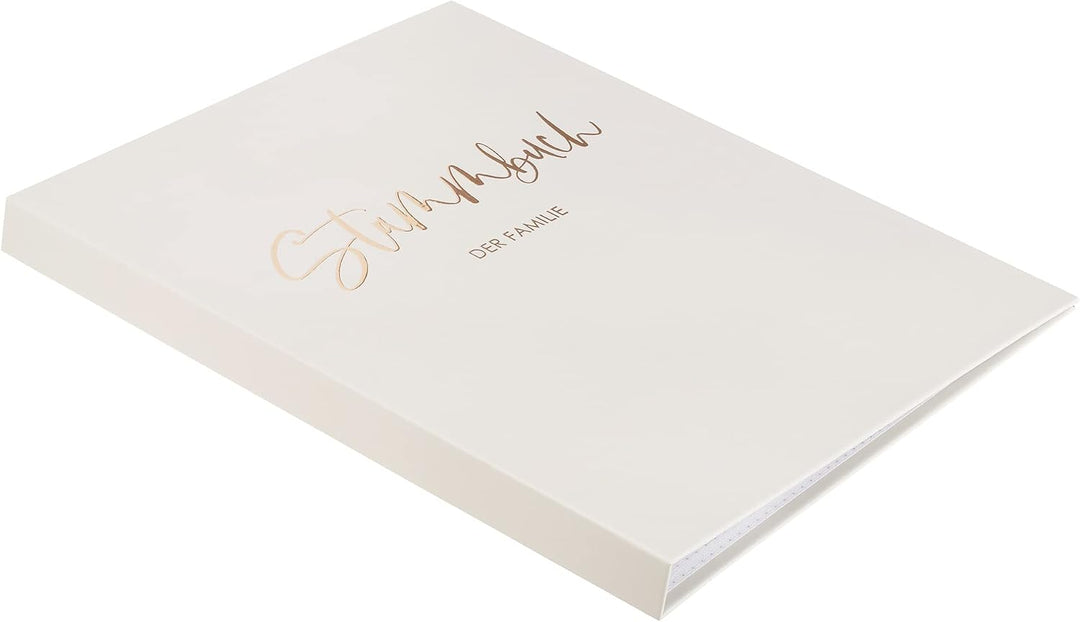 Stammbuch der Familie - Familienstammbuch Hochzeit Standesamt - Deluxe Serie - Hardcover DIN A4 (Bei