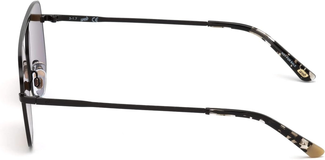 WEB Unisex-Erwachsene WE0209 02G 53 Brillengestelle, Schwarz (Nero OpacoMarrone Specchiato), 53.0