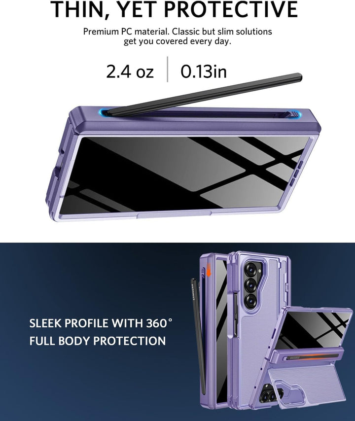 NINKI für Samsung Galaxy Z Fold 6 Hülle mit Privacy Screen Protector, [Frontbildschirm] [Unsichtbare