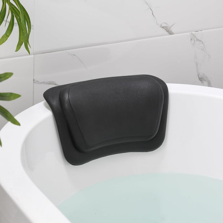 Badewannenkissen Wasserdicht mit Saugnäpfen, Ergonomisches Badekissen für Badewanne, Kopf- Nacken- u
