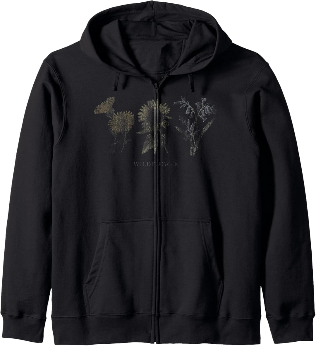 Trendy Wildflower Power Kapuzenjacke