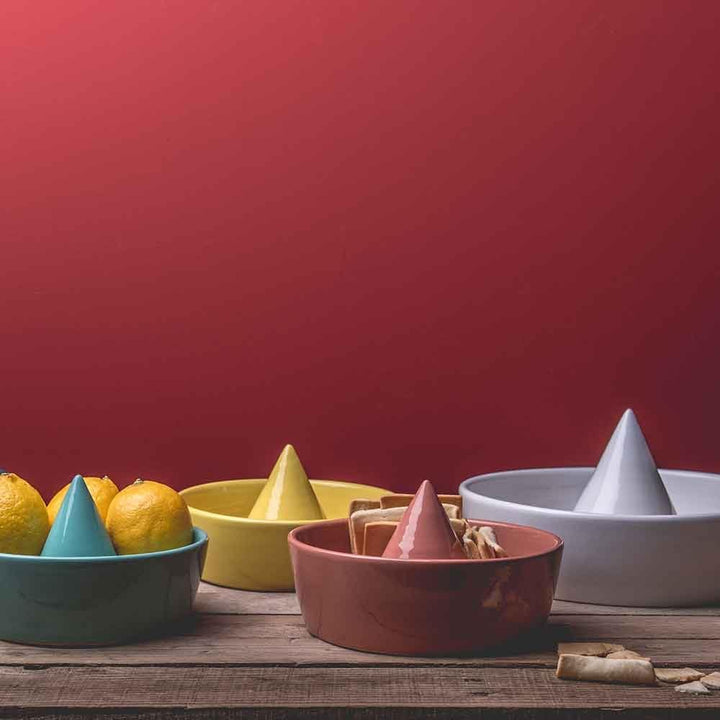 Federica Bubani - Keramik taschenleerer obstschale Sombrero s beige - Bub_sos02