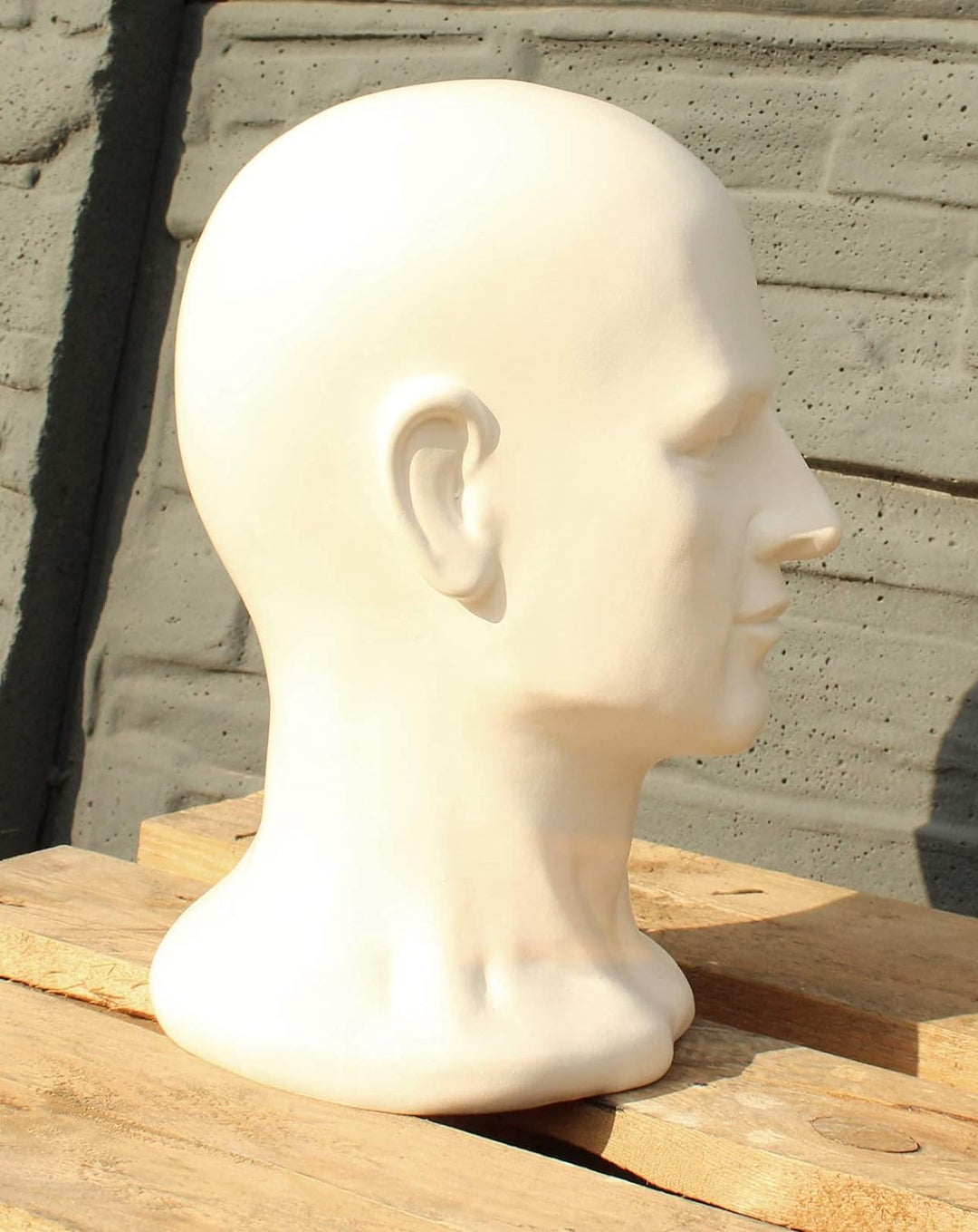 CRAZY HEADS Human Head S Dekokopf Kopfhörerständer Helmständer Mützenständer Mannequin Headset