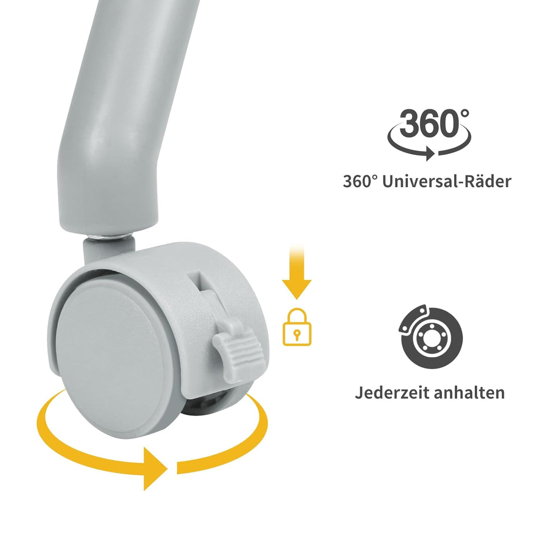 Wickeltisch, zusammenklappbar, mit Aufbewahrungskorb, Struktur aus Eisen, max. Belastung 25 kg, für